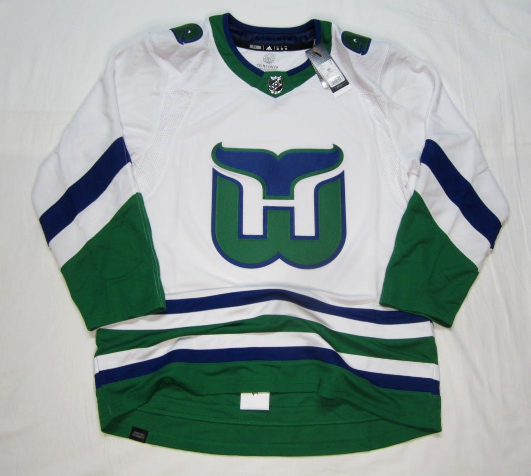 Hartford whalers white sales jersey